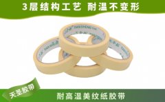 美紋紙高溫膠帶廠家 1對(duì)1定制送樣品[天圣膠帶]